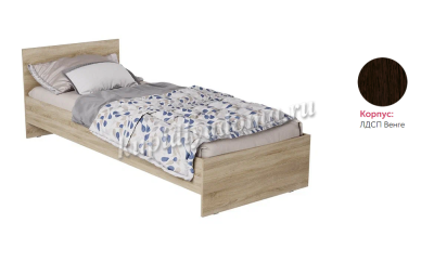 Кровать Лайт КР-001 0.8 (Венге) 